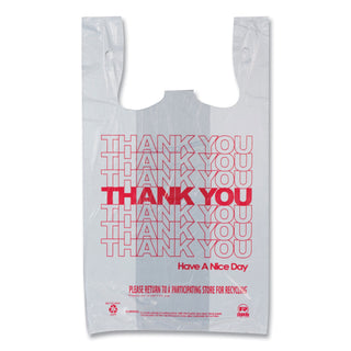 Thank You Bags, 11.5" x 20" x 20", Red/White, 775/Carton