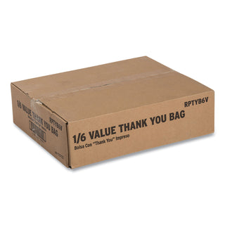 Thank You Bags, 11.5" x 20" x 20", Red/White, 775/Carton