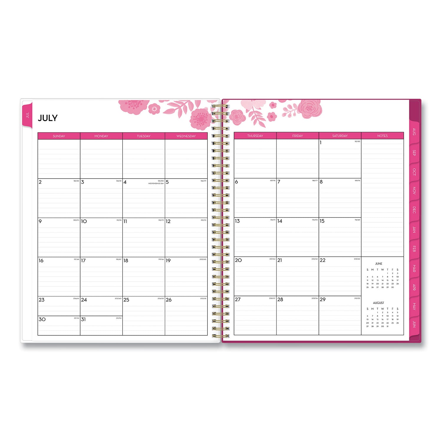 mahalo-academic-year-create-your-own-cover-weekly-monthly-planner-floral-artwork-11-x-85-12-month-july-june-2023-2024_bls100149 - 3