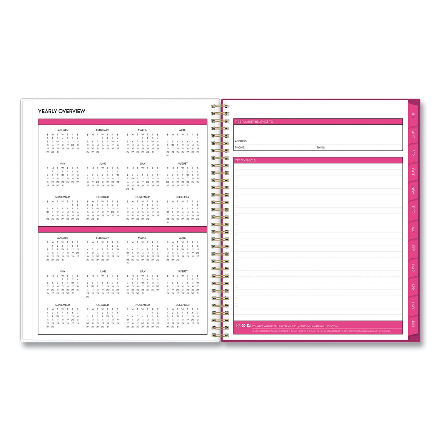 mahalo-academic-year-create-your-own-cover-weekly-monthly-planner-floral-artwork-11-x-85-12-month-july-june-2023-2024_bls100149 - 5