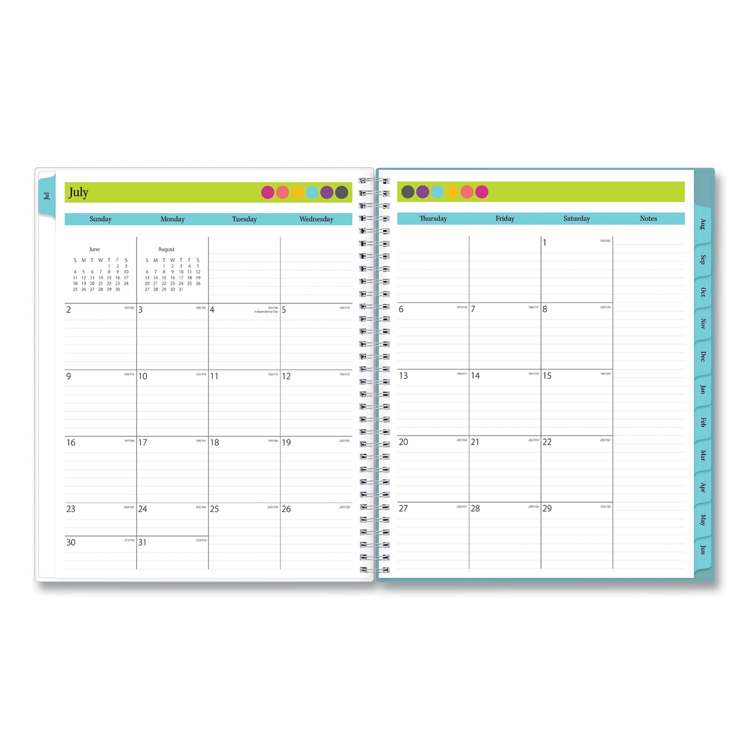 teacher-dots-academic-year-create-your-own-cover-weekly-monthly-planner-11-x-85-12-month-july-to-june-2023-to-2024_bls100330 - 3
