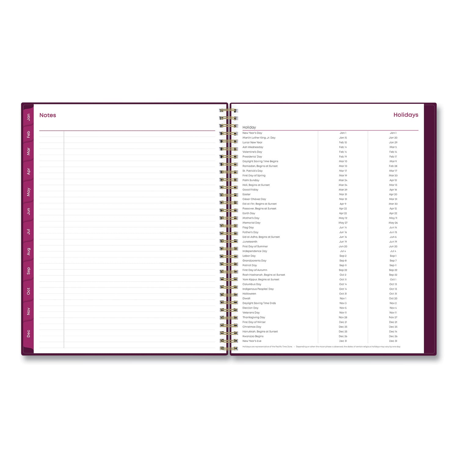 gili-weekly-monthly-planner-gili-jewel-tone-artwork-11-x-85-plum-cover-12-month-jan-to-dec-2024_bls117889 - 8