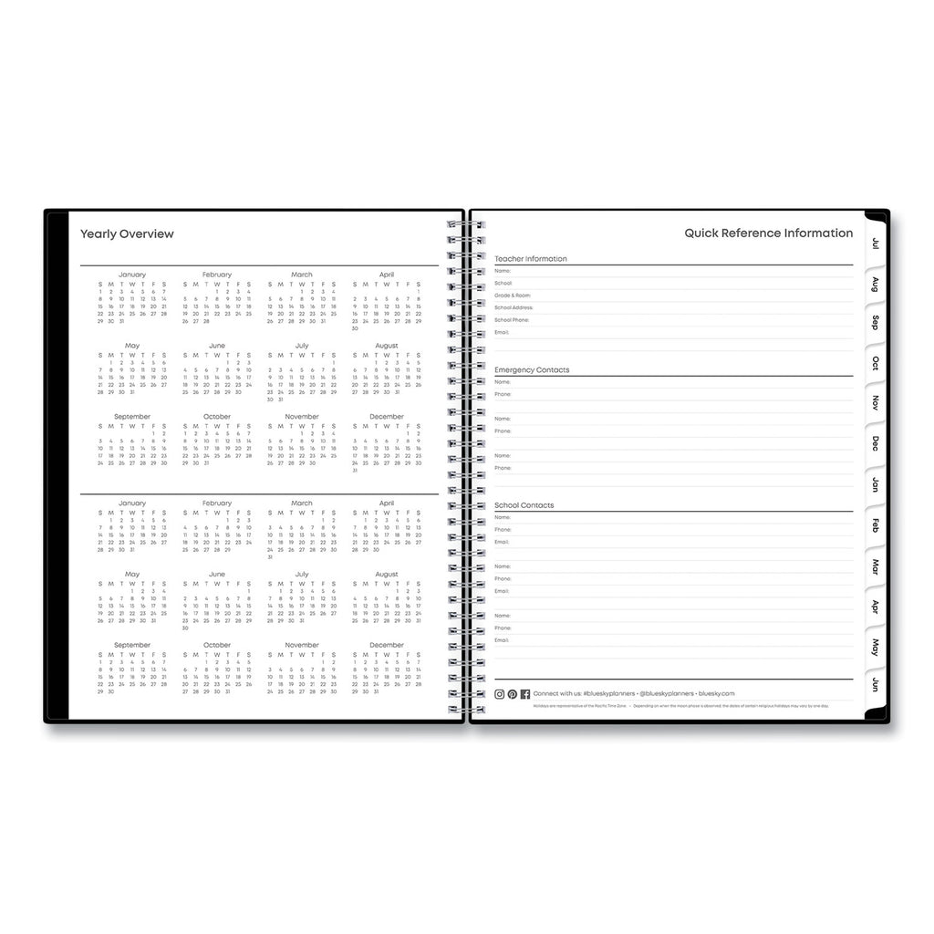 teachers-weekly-monthly-lesson-planner-one-week-per-two-page-spread-nine-classes-11-x-85-black-cover-2023-to-2024_bls134433 - 5