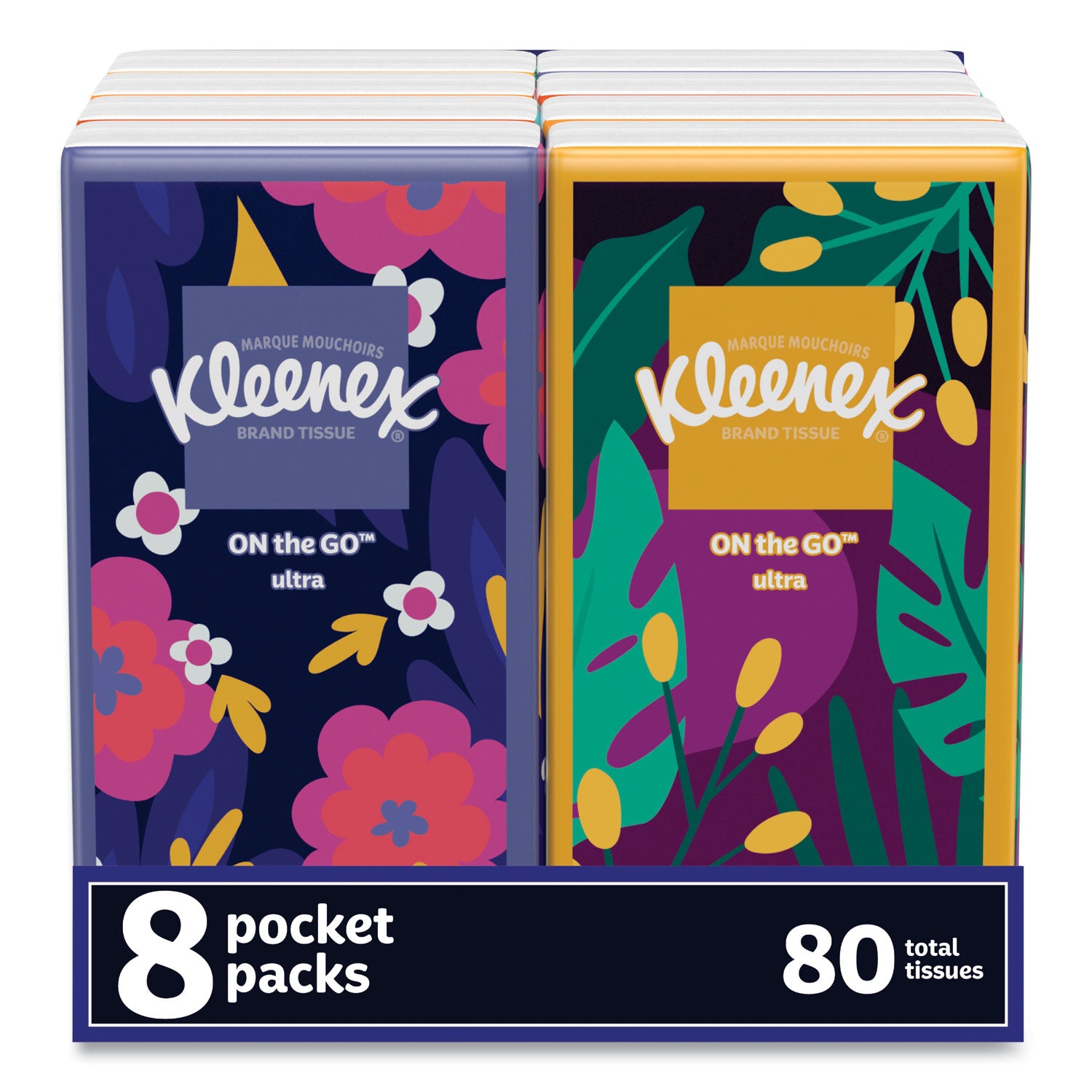 on-the-go-packs-facial-tissues-3-ply-white-10-sheets-pouch-8-pouches-pack-12-packs-carton_kcc46651ct - 2