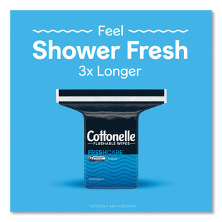 fresh-care-flushable-cleansing-cloths-1-ply-5-x-725-white-168-pack_kcc10358ea - 5