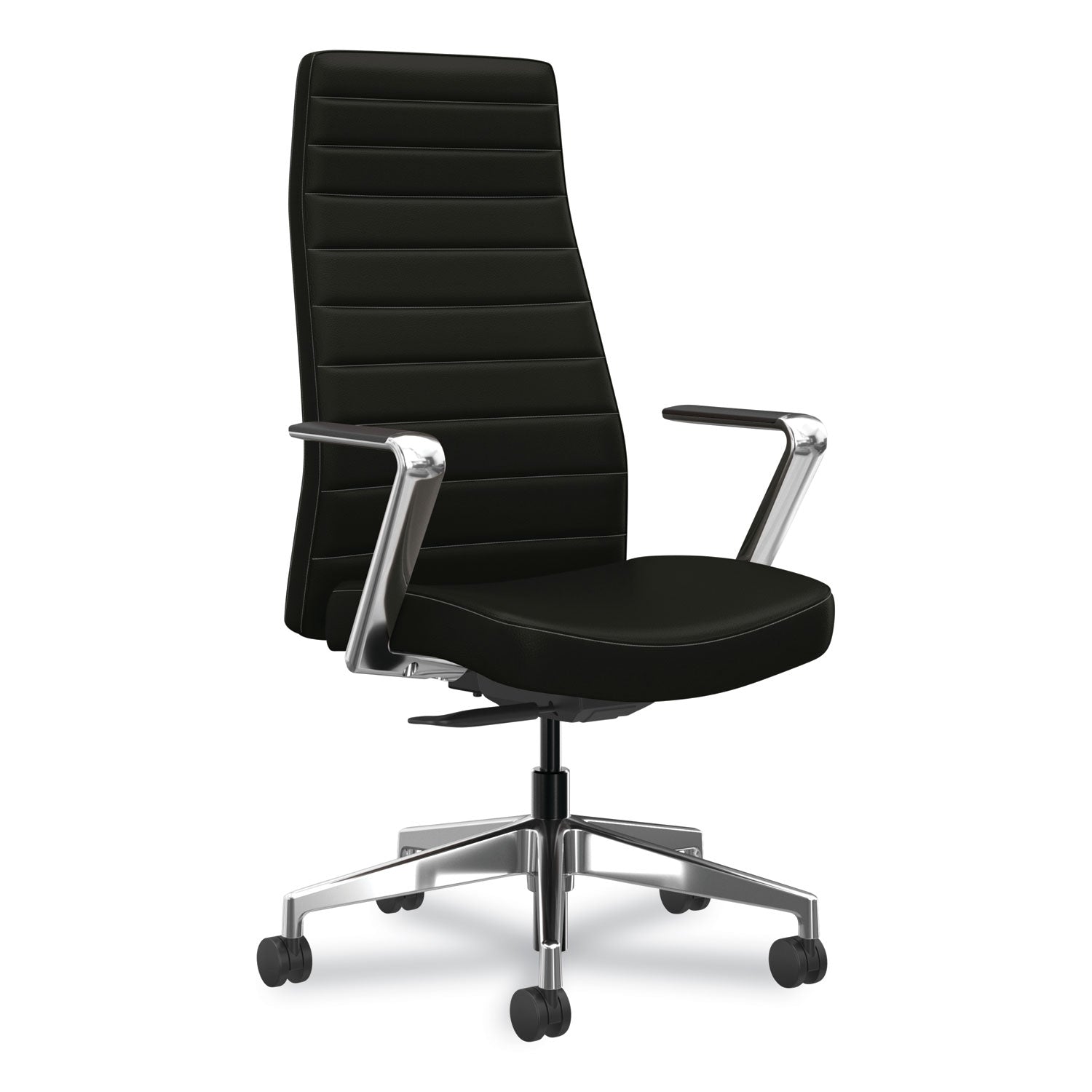 cofi-executive-high-back-chair-supports-up-to-300-lb-155-to-205-seat-height-black-seat-back-polished-aluminum-base_honceuw0pu10c9p - 1