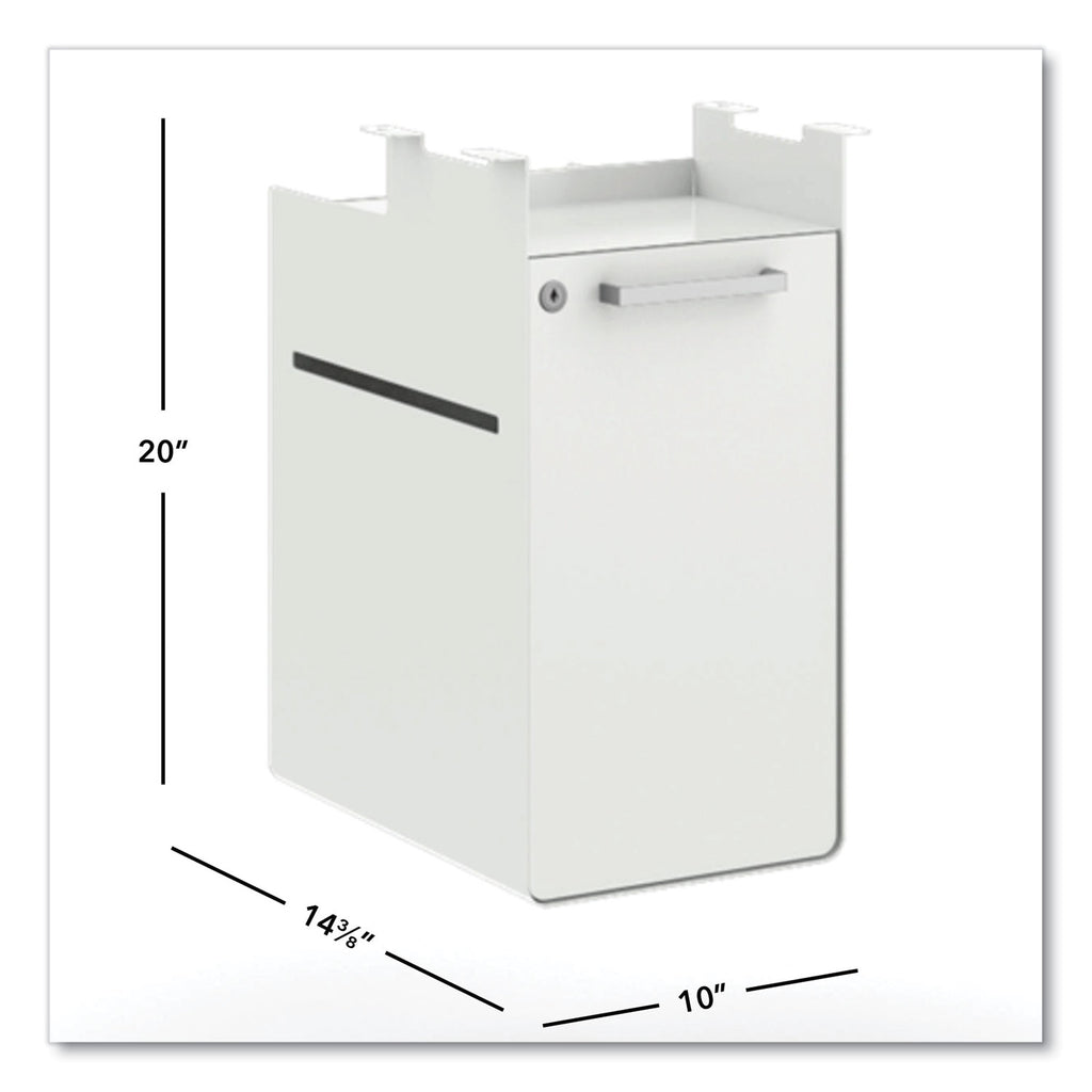 fuse-undermount-storage-pedestal-1-shelf-1-cubby-left-right-orientation-white-10-x-1437-x-20ships-in-7-10-business-days_honhaufhr15pjwl - 2