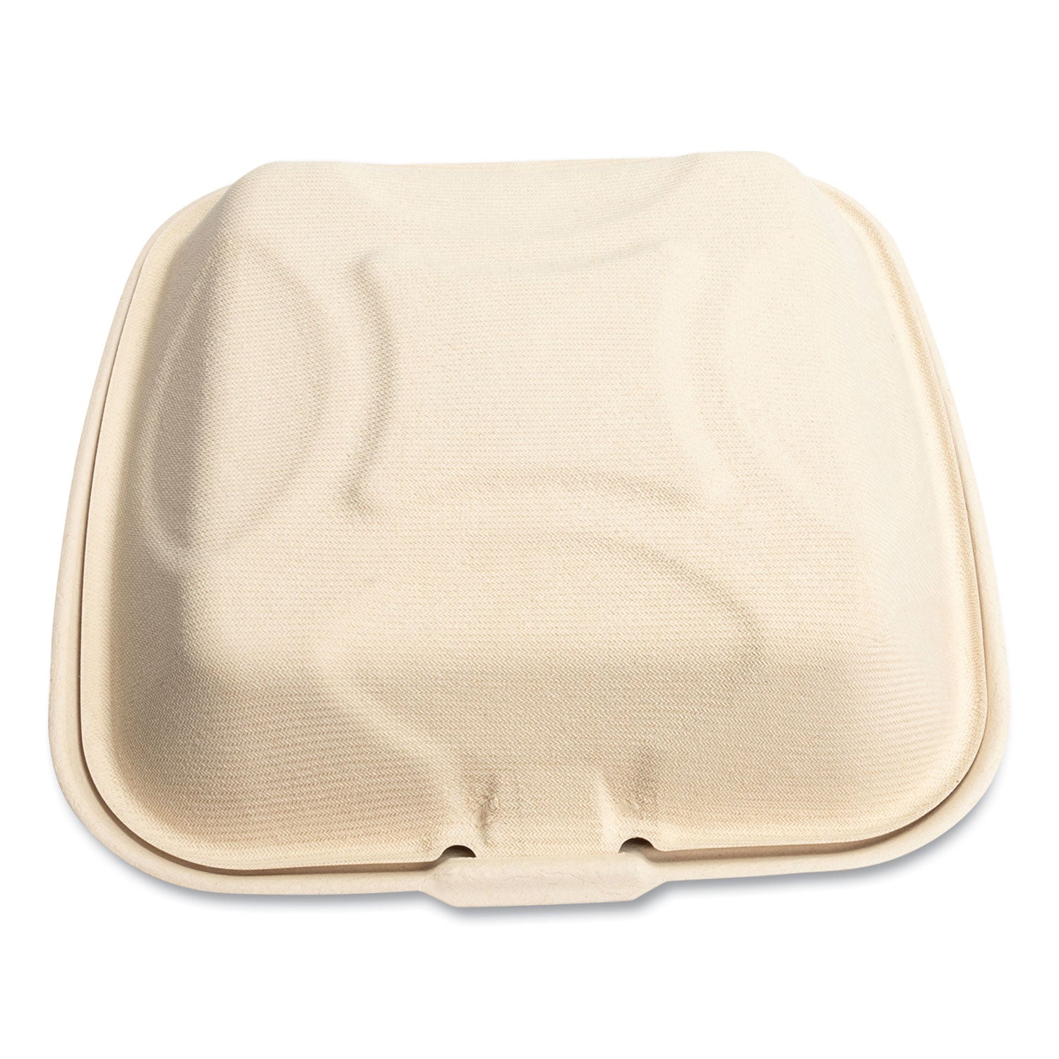 Bagasse PFAS-Free Food Containers, 1-Compartment, 9 x 1.93 x 9, Tan, Bamboo/Sugarcane, 100/Sleeve, 2 Sleeves/Carton