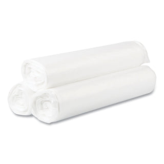 High-Density Commercial Can Liners Value Pack, 45 gal, 14 mic, 40" x 46", Natural, 25 Bags/Roll, 10 Interleaved Rolls/Carton