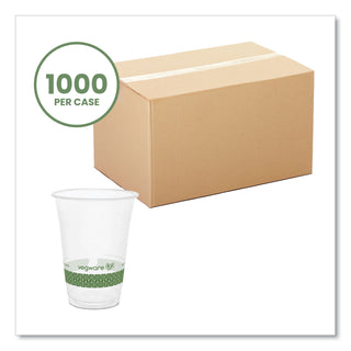 96-Series Cold Cup, 16 oz, Clear/Green, 1,000/Carton