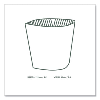 Kraft Hot Cup Sleeves, Fits Vegware 89-Series Hot Cups, Kraft, 1,000/Carton
