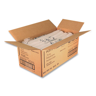 Portion Cups, 0.75 oz, Translucent, 125/Sleeve, 20 Sleeve/Carton