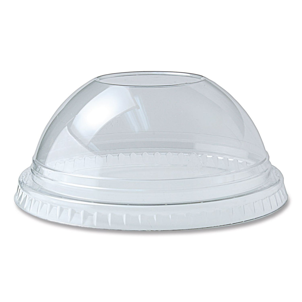 Kal-Clear/Nexclear Drink Cup Lids, Dome Lid with 1" Hole, Fits 12 to 20 oz Cold Cups, Clear, 1,000/Carton