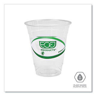 GreenStripe Renewable and Compostable Cold Cups, 12 oz, Clear, 50/Pack, 20 Packs/Carton