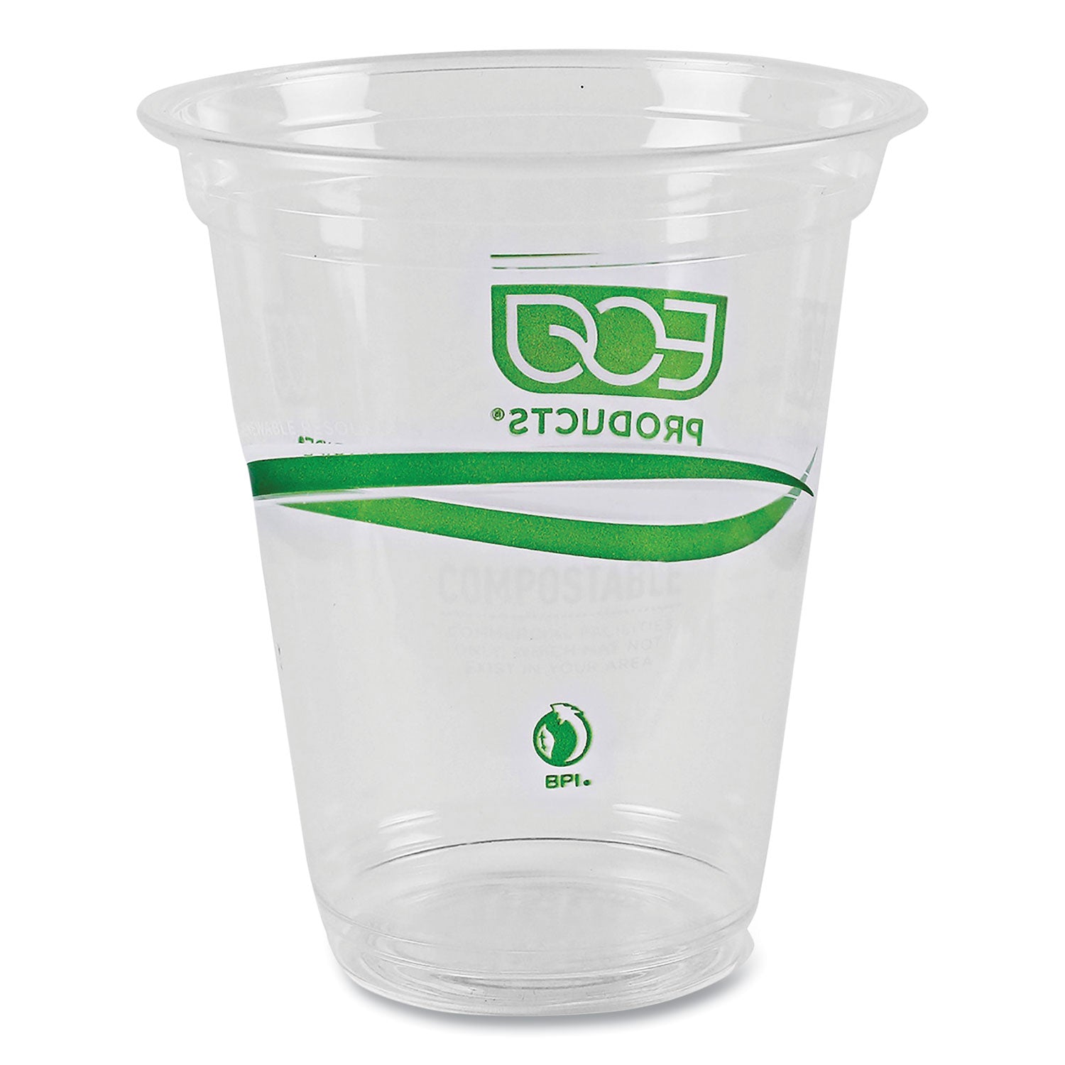 GreenStripe Cold Drink Cups, 16oz, Clear, 1000/Carton