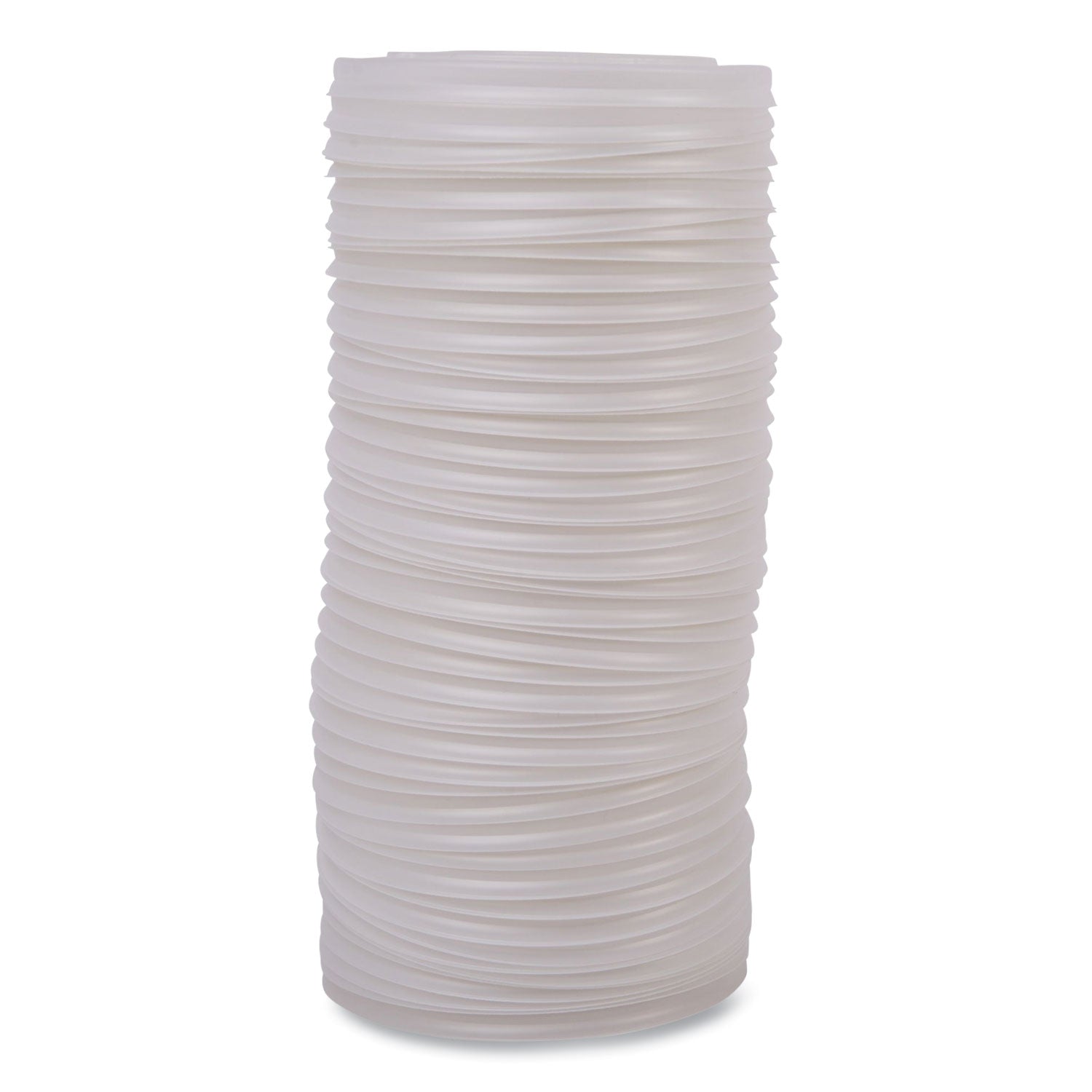World Art PLA-Laminated Soup Container Lids for 12 oz, 16 oz, 32 oz, White, Plastic, 50/Pack, 10 Packs/Carton