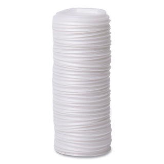 EcoLid Renewable/Compostable Hot Cup Lid, PLA, Fits 10 oz to 20 oz Hot Cups, 50/Pack, 16 Packs/Carton