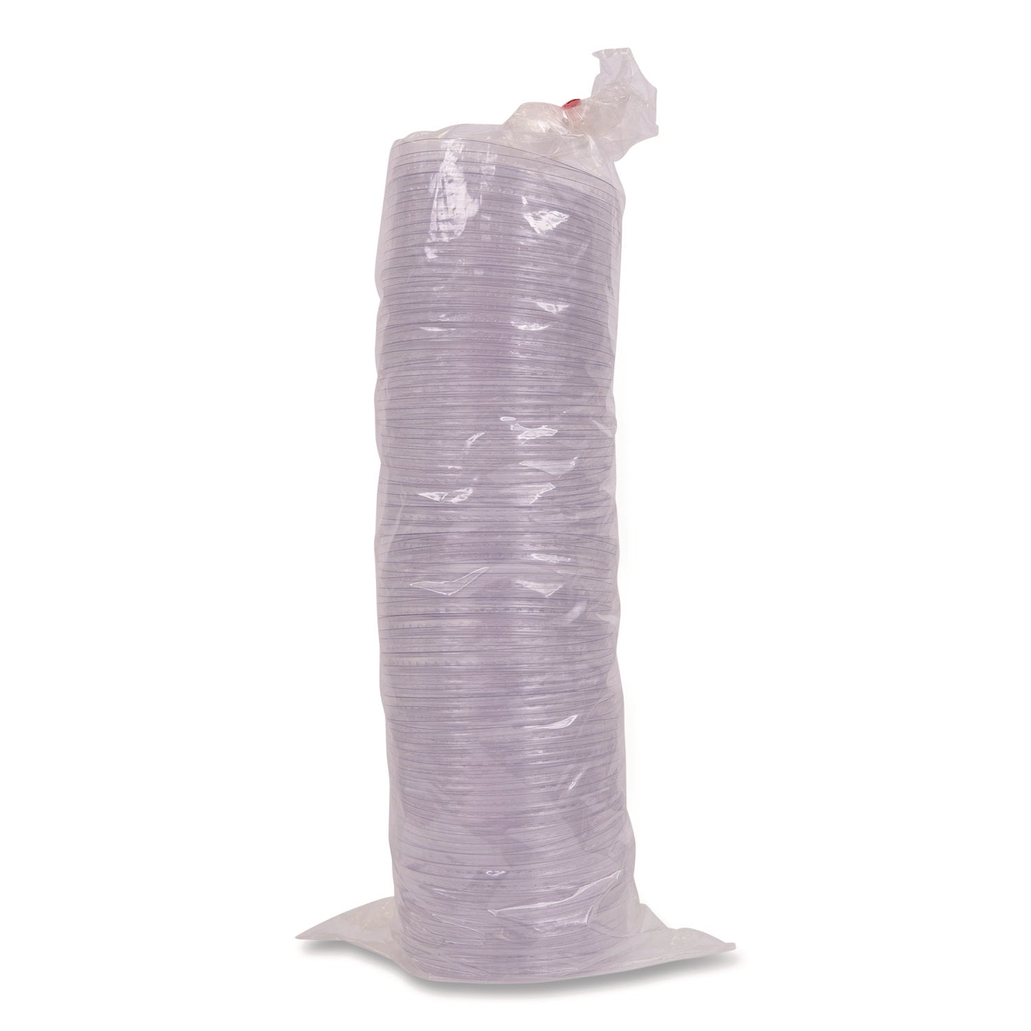 GreenStripe Renewable and Compost Cold Cup Flat Lids, Fits 9 oz to 24 oz Cups, Clear, 100/Pack, 10 Packs/Carton