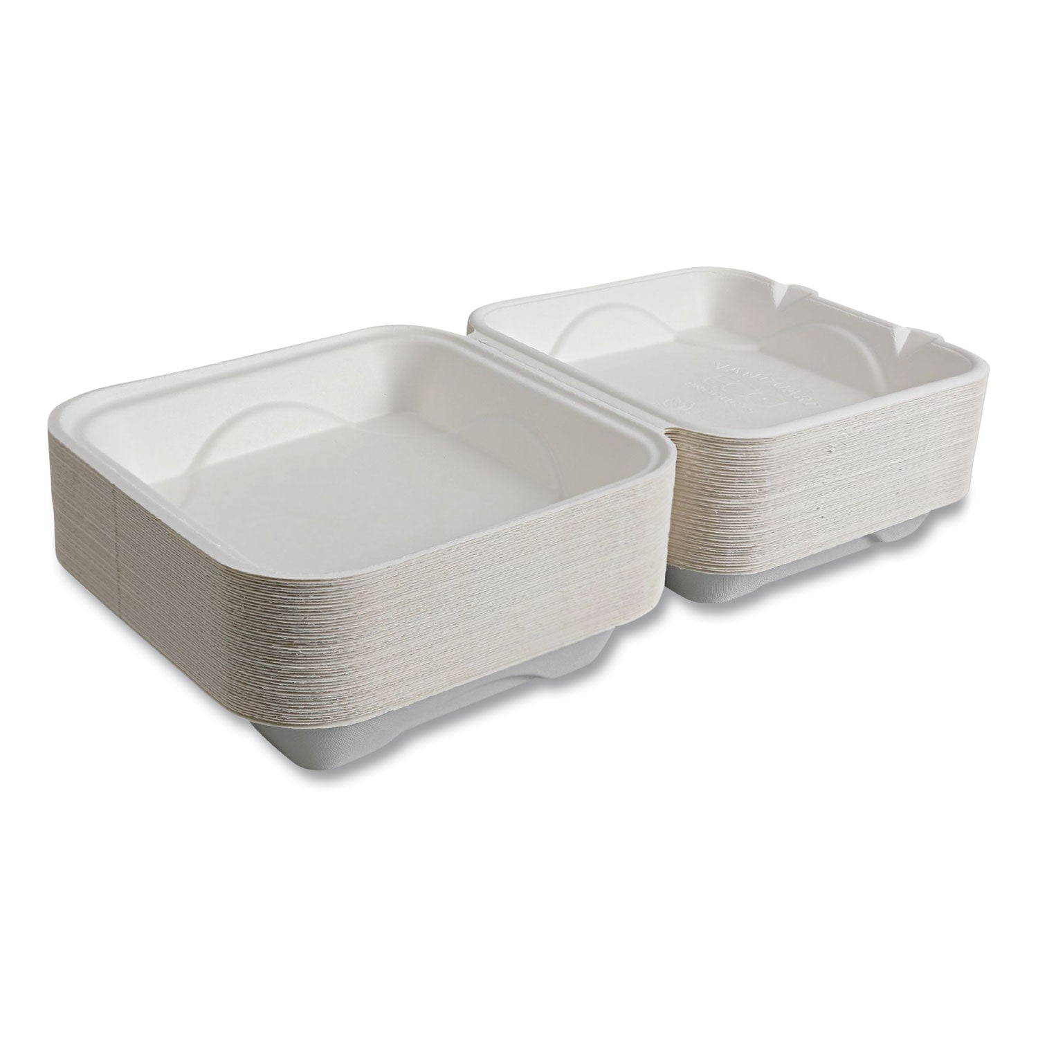 vanguard-renewable-and-compostable-sugarcane-clamshells-1-compartment-9-x-9-x-3-white-200-carton_ecoephc91nfa - 6