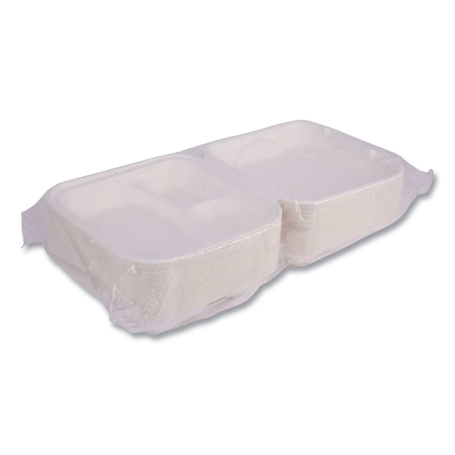 vanguard-renewable-and-compostable-sugarcane-clamshells-3-compartment-9-x-9-x-3-white-200-carton_ecoephc93nfa - 7