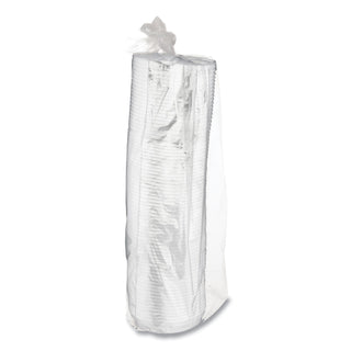 EcoLid 25% Recycled Content Hot Cup Lid, White, Fits 8 oz Hot Cups, 100/Pack, 10 Packs/Carton - 