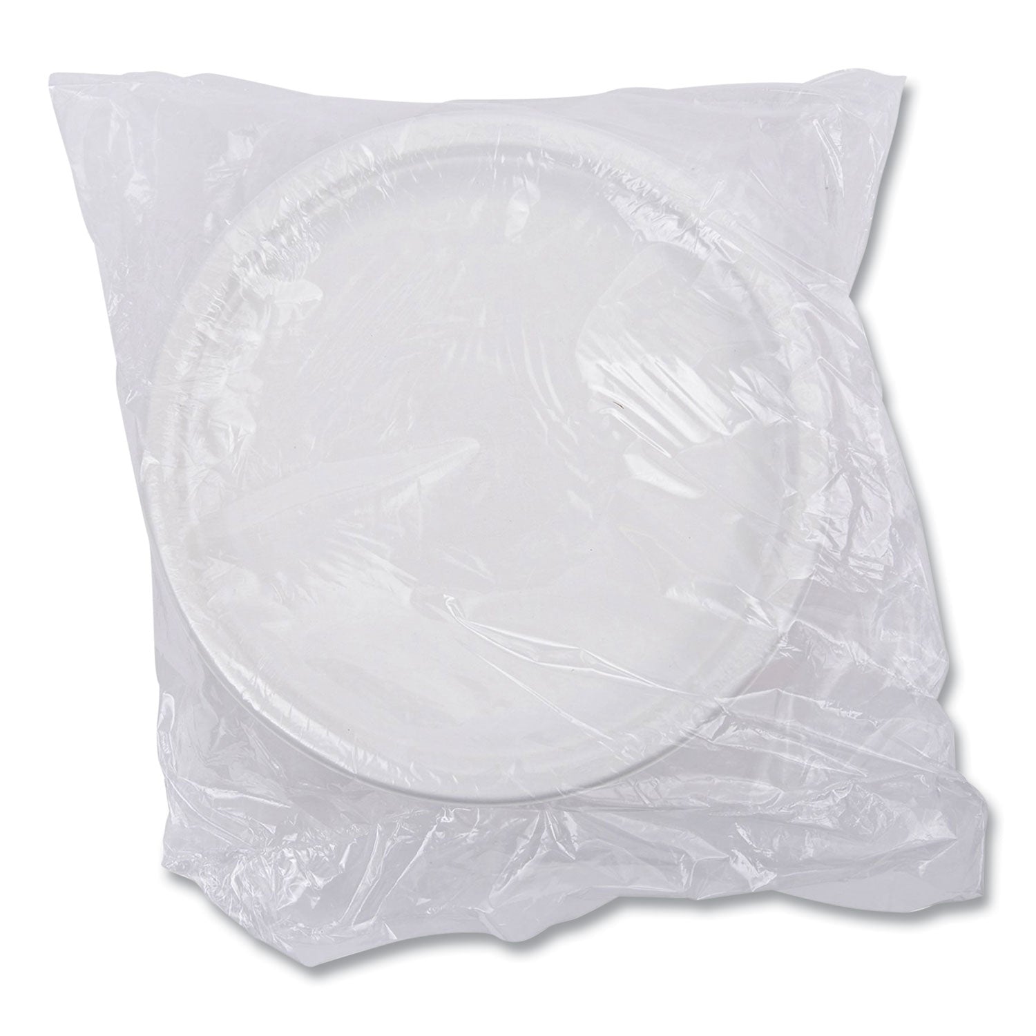 Renewable Sugarcane Plates, 6" dia, Natural White, 1,000/Carton - 
