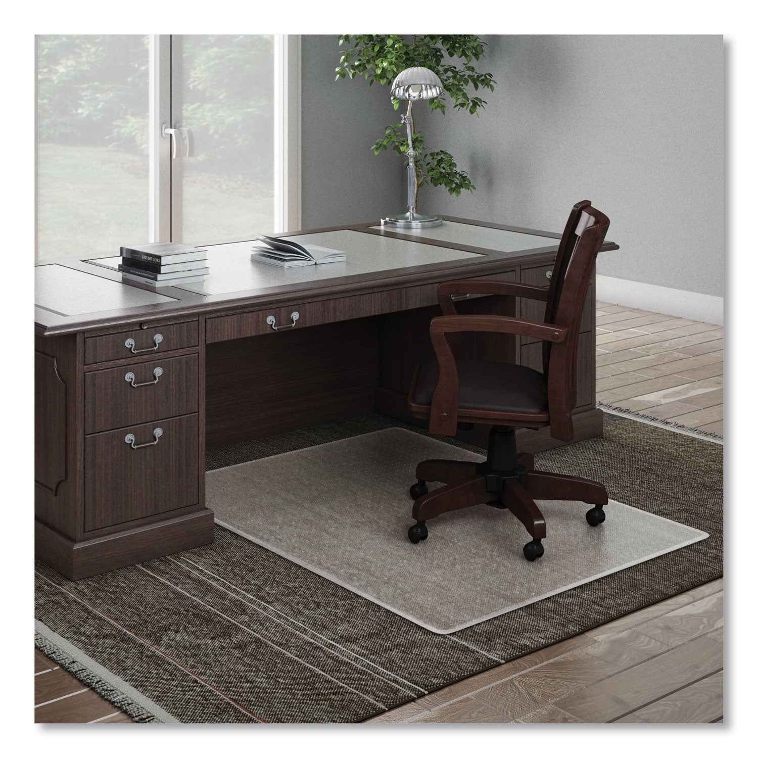 execumat-carpet-chair-mat-rectangular-46-x-60-clear-ships-in-4-6-business-days_defcm17443fcom - 4