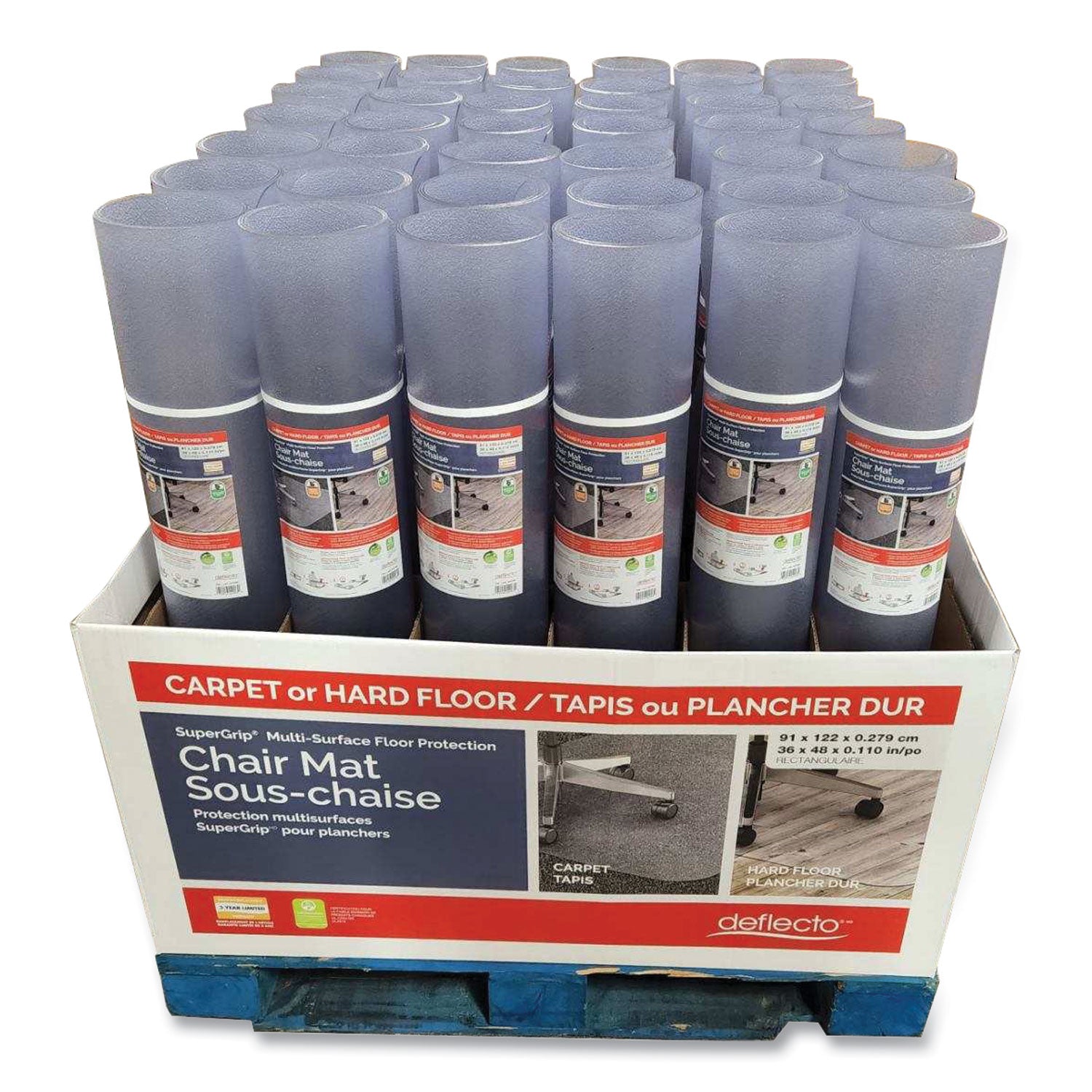 supergrip-chair-mat-rectangular-36-x-48-clear-42-pallet-ships-in-4-6-business-days_defcm23140spr42 - 6