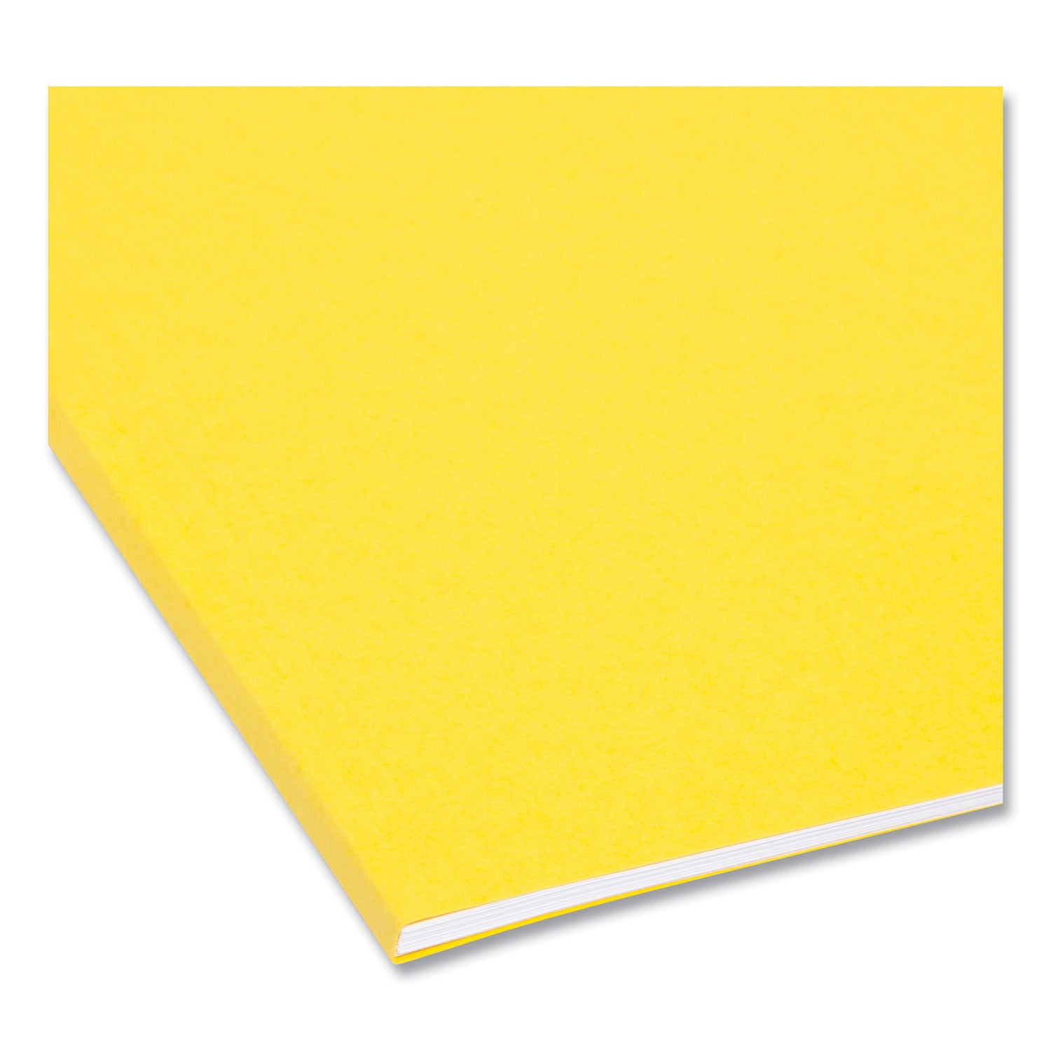Colored Hanging File Folders with 1/5 Cut Tabs, Letter Size, 1/5-Cut Tabs, Yellow, 25/Box - 