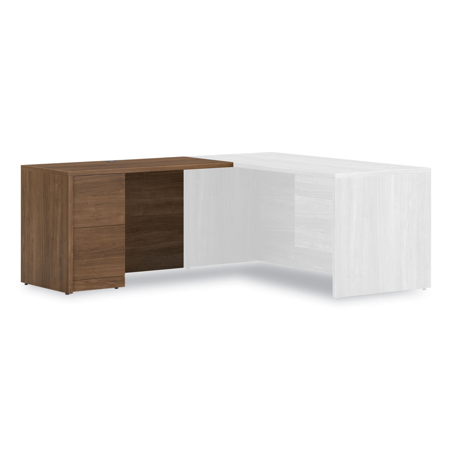 10500 Series Left Pedestal Return, 48 x 24 x 29.5, Pinnacle