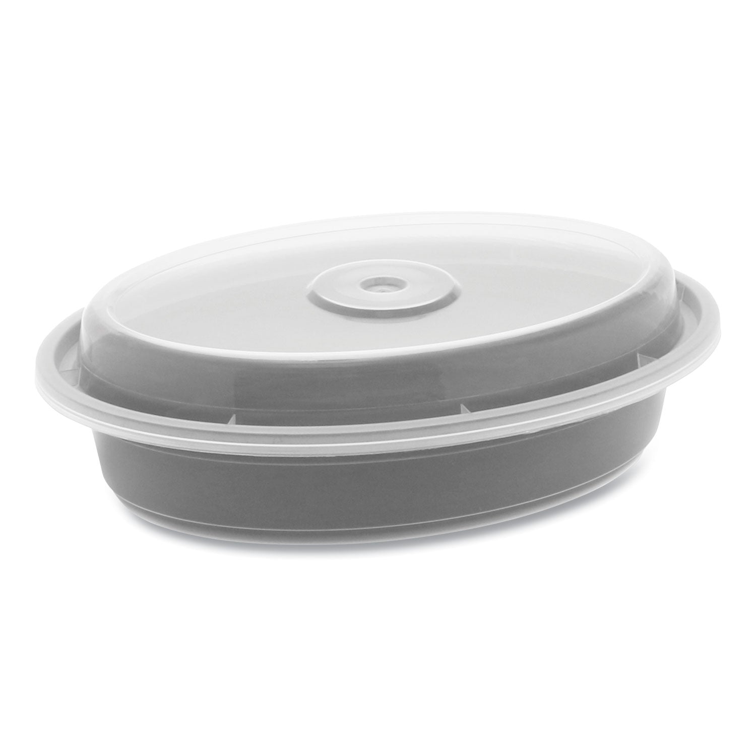 newspring-versatainer-microwavable-containers-oval-12-oz-68-x-48-x-145-black-clear-plastic-150-carton_pctoc12b - 1
