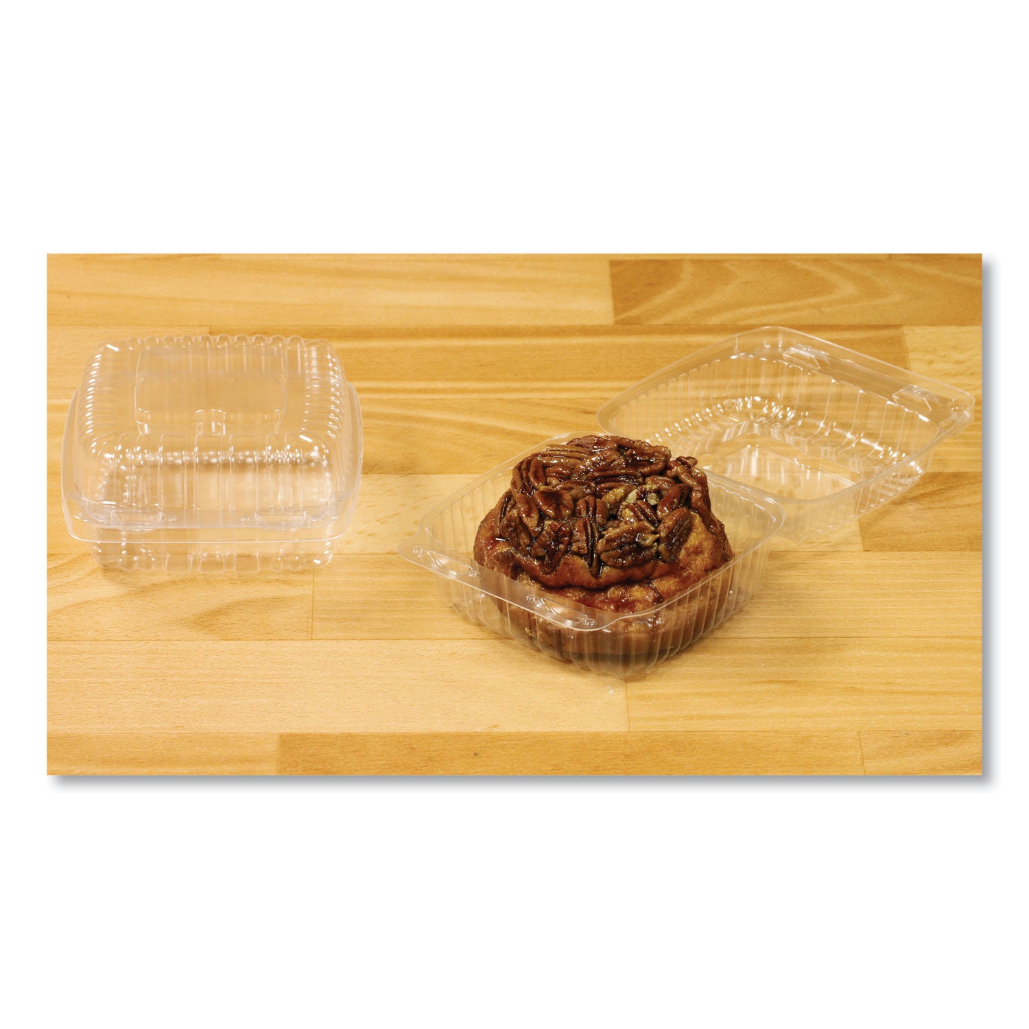 handi-lock-single-compartment-food-container-563-w-x-325-d-clear-plastic-500-carton_hfa6051d - 2