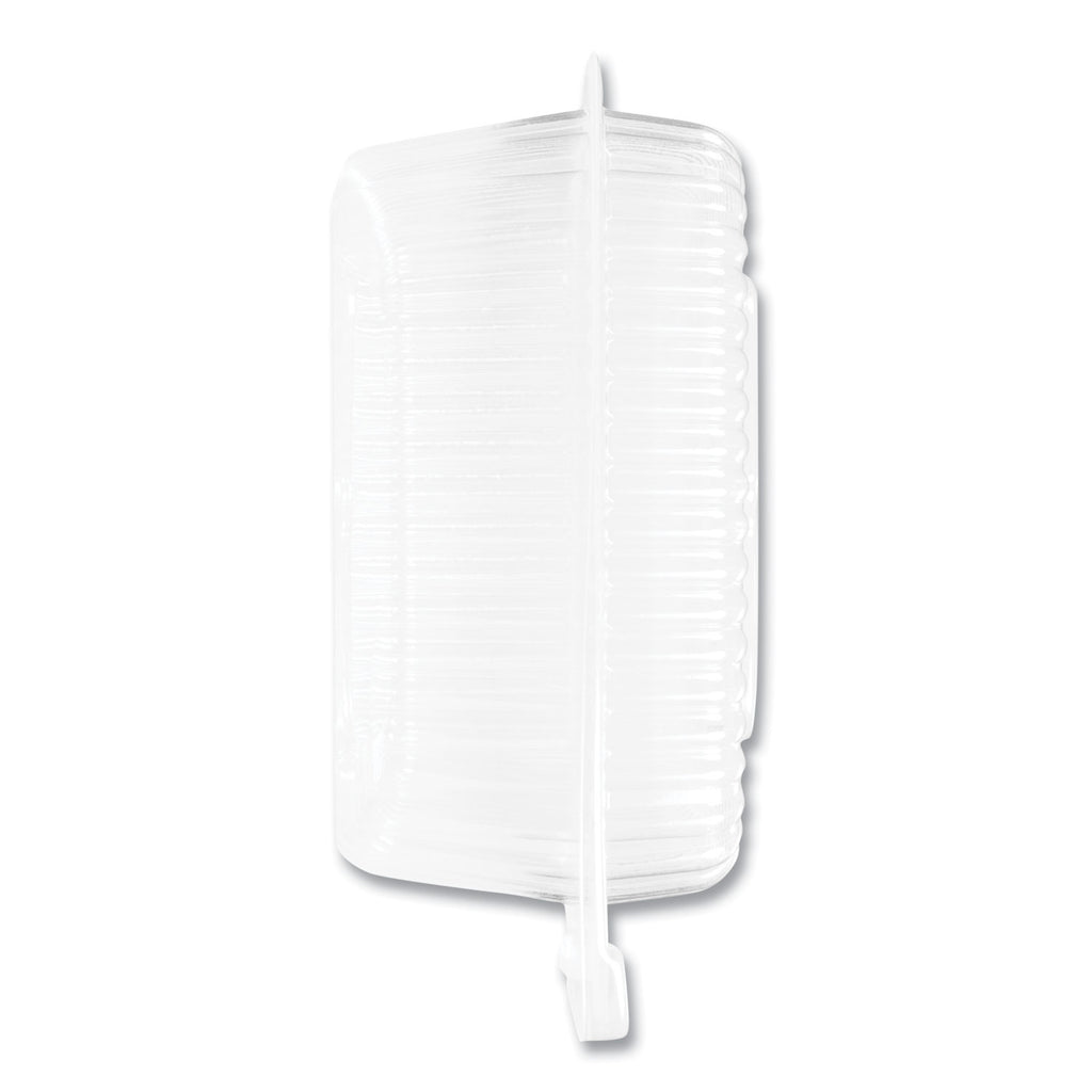 Handi-Lock Single Compartment Food Container, 5.63 w x 3.25 d, Clear, Plastic, 500/Carton