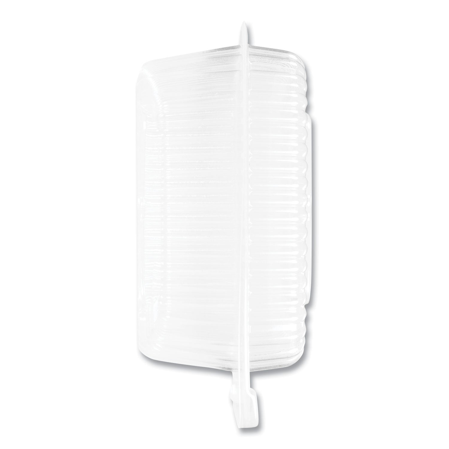 Handi-Lock Single Compartment Food Container, 5.63 w x 3.25 d, Clear, Plastic, 500/Carton