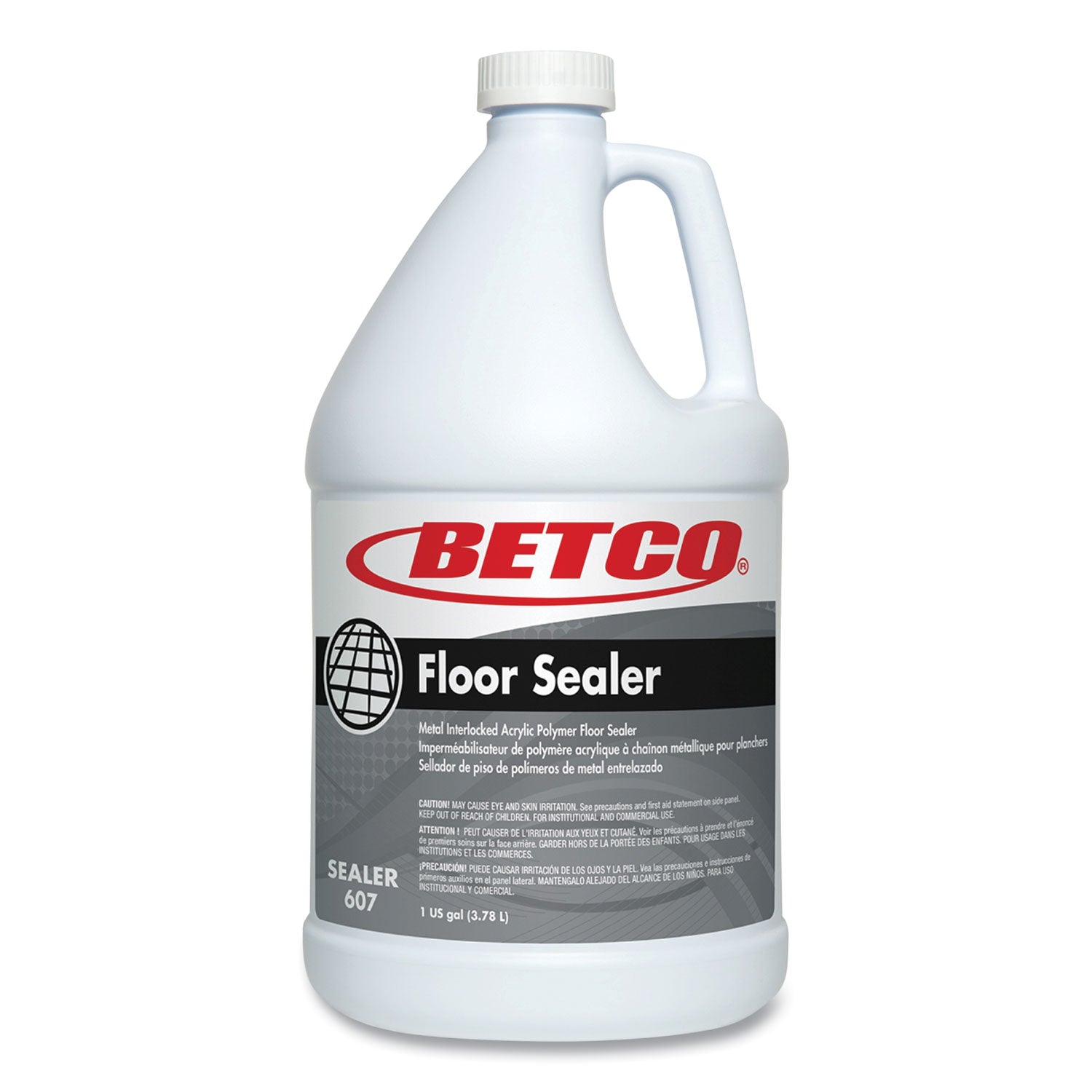 Betco Acrylic Floor Sealer - 128 fl oz (4 quart) - Characteristic Scent - 1 Each - Unscented, Water Based, Durable, Non-yellowing, Non-powdering - Clear, Milky White - 1