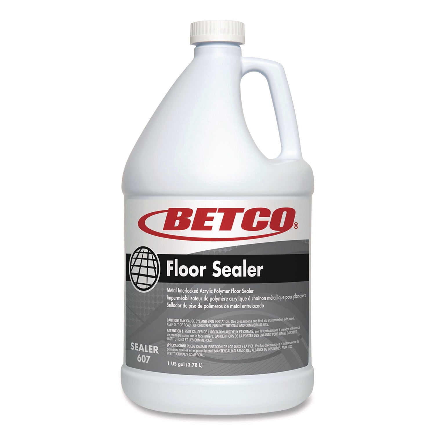 Betco Acrylic Floor Sealer - 128 fl oz (4 quart) - Characteristic Scent - 1 Each - Unscented, Water Based, Durable, Non-yellowing, Non-powdering - Clear, Milky White