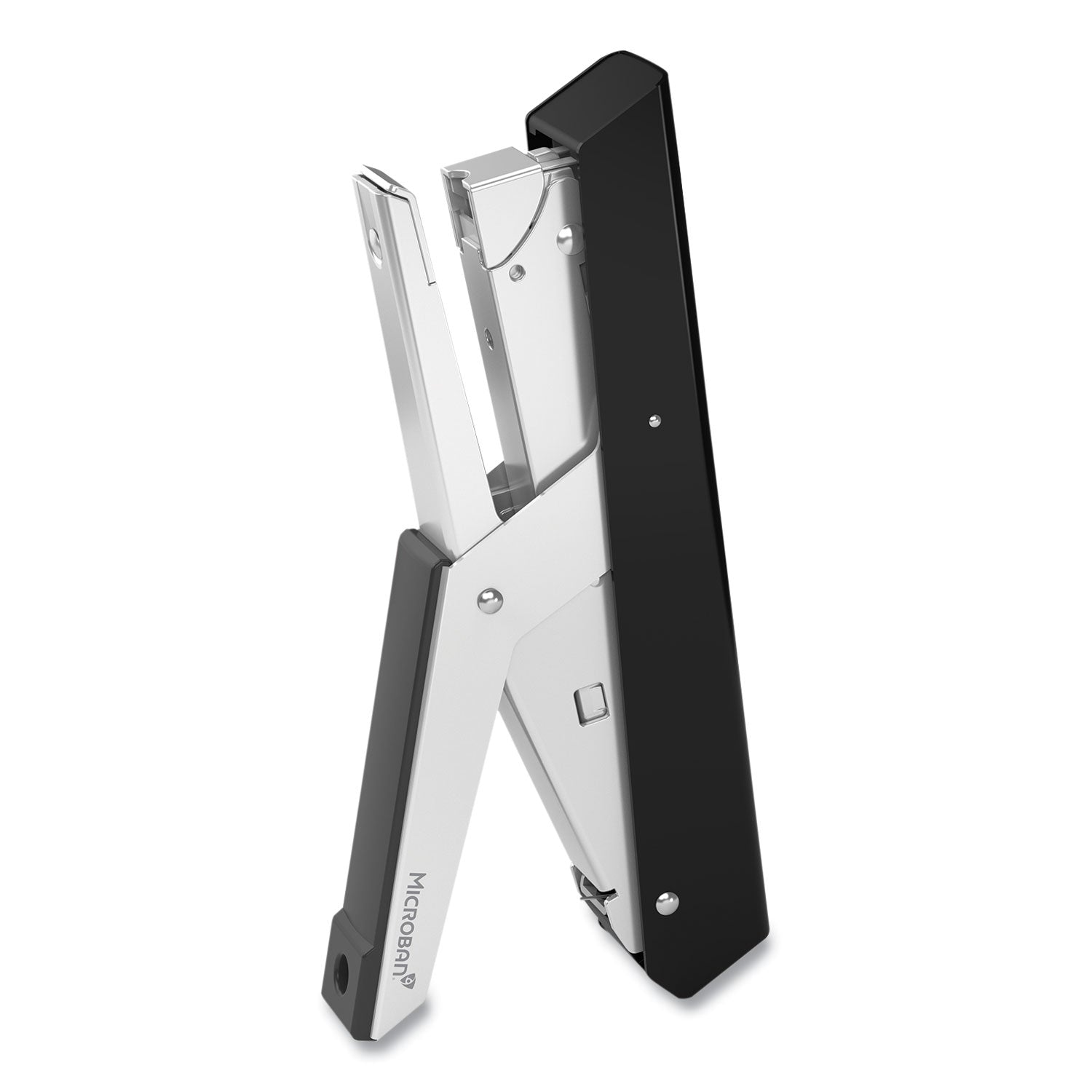 LX890 Handheld Plier Stapler, 40-Sheet Capacity, 0.25"; 0.31" Staples, Black/White
