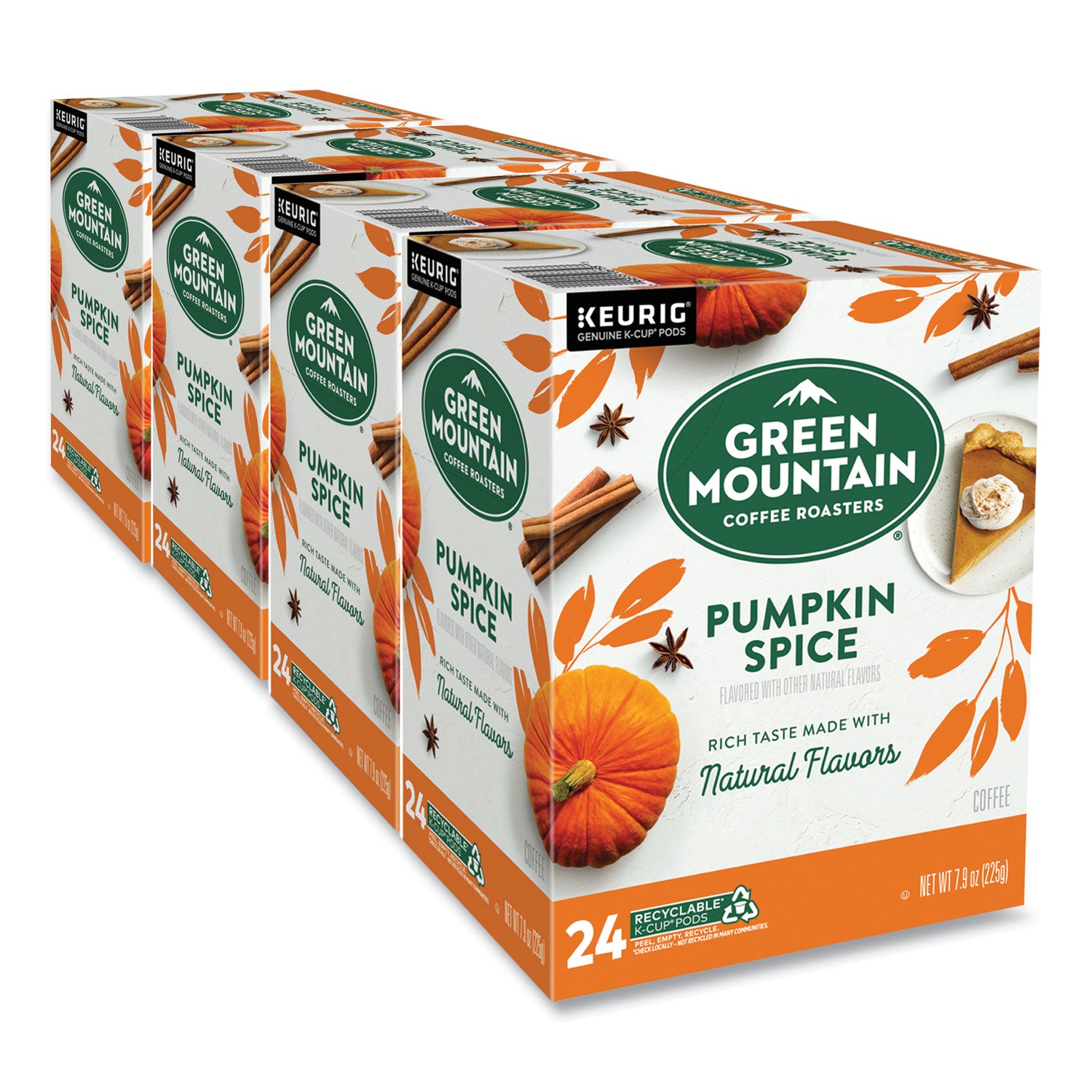 fair-trade-certified-pumpkin-spice-flavored-coffee-k-cups-96-carton_gmt6758ct - 1