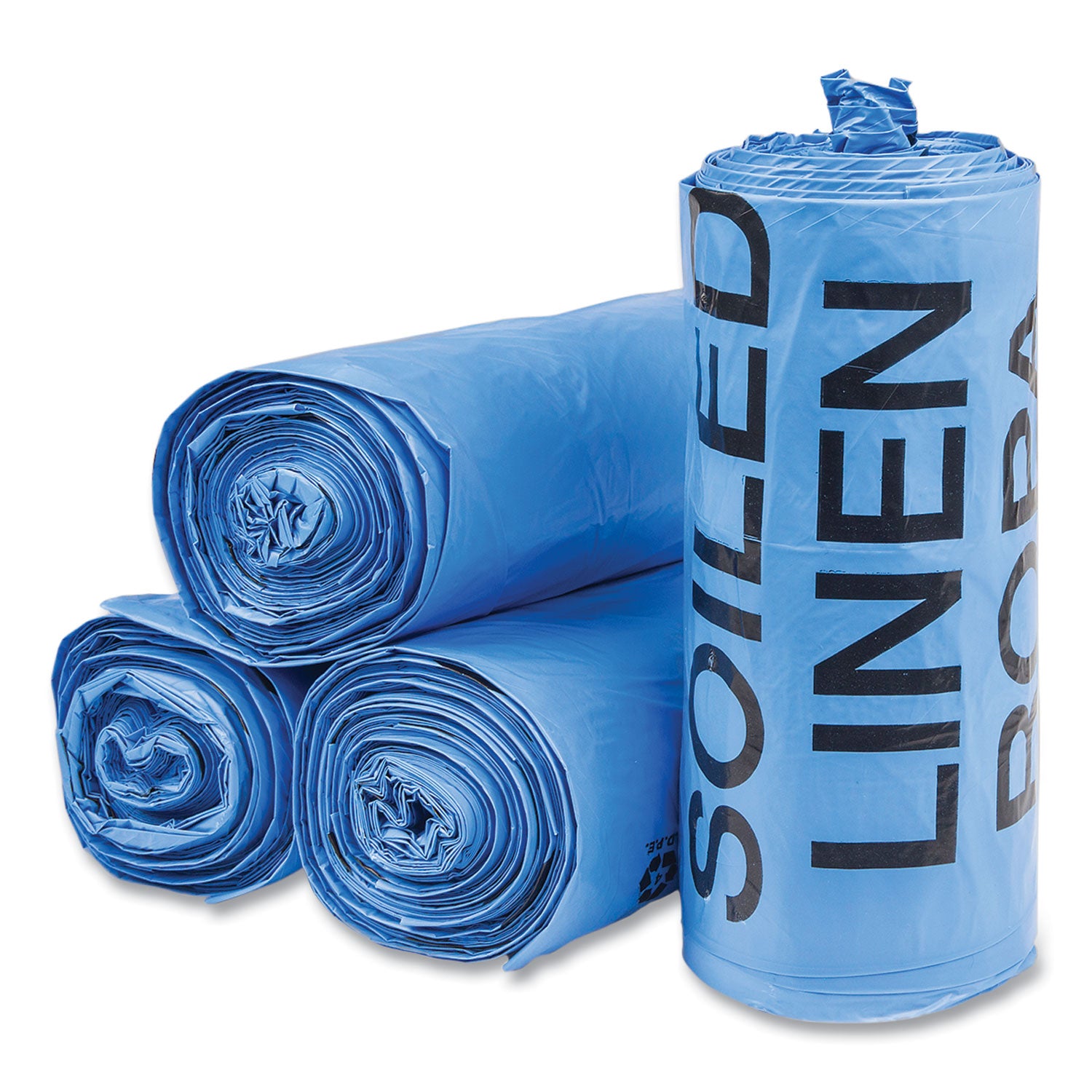 lldpe-30x43-1-mil-blue-printed-soiled-linen-can-liner-rolls_ibsbr3043xhvb - 4