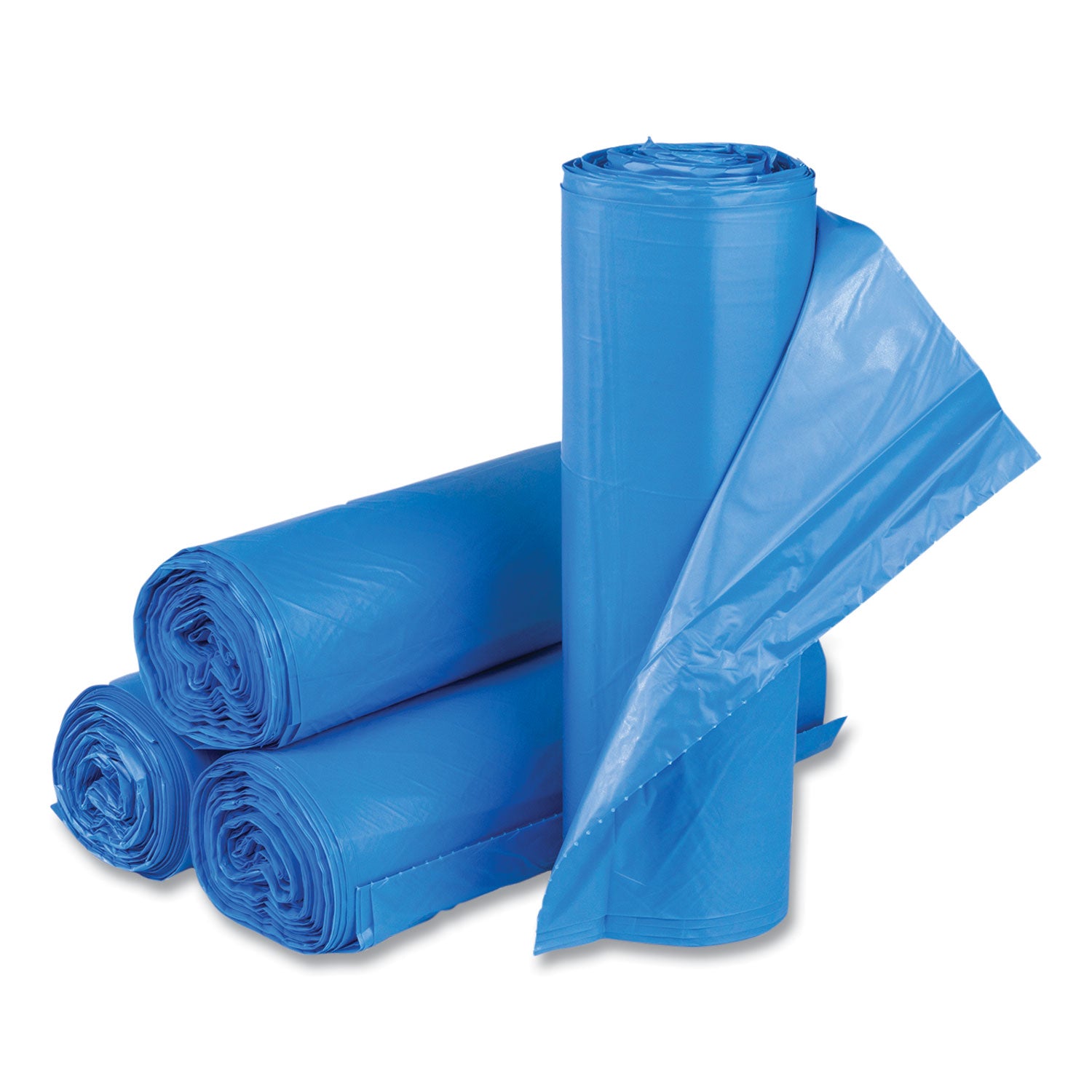 Hdpe 40X48 18 Micron Blue Can Liner