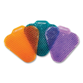 Betco Anti-Splash Scented Urinal Screen - Lasts upto 45 Days - Anti-splash, Recyclable, Flexible - 60 / Carton - Turquoise - 1