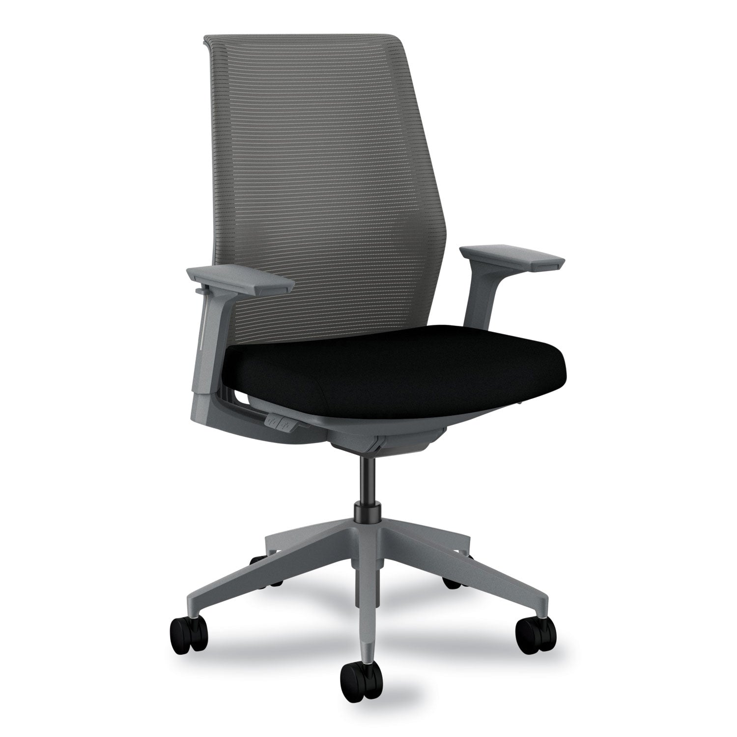 cipher-mesh-back-task-chair-supports-300-lb-15-to-20-seat-height-black-seat-charcoal-back-base-ships-in-7-10-bus-days_honcrthscc10lss - 1