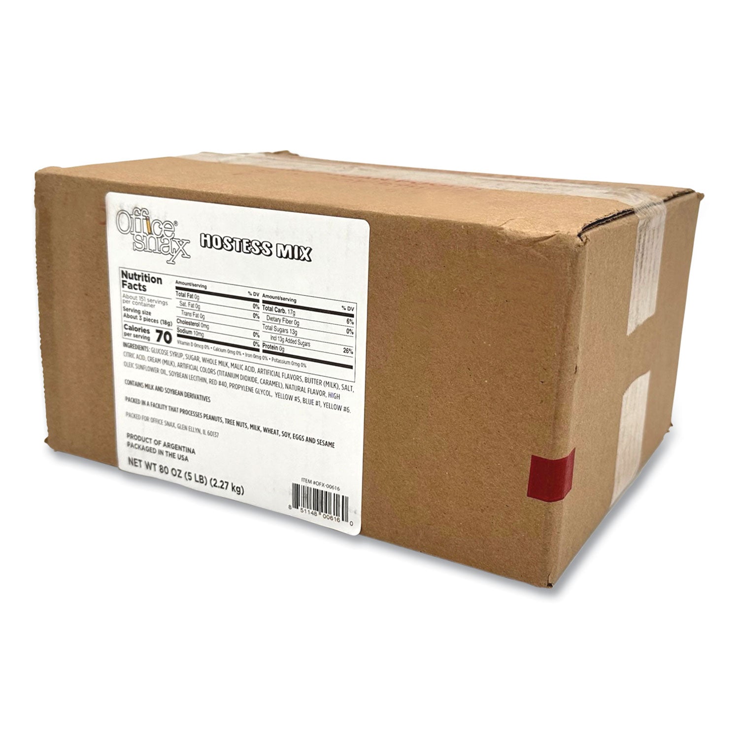 Individually Wrapped Candy Assortments, Assorted Flavors, 5 lb Box