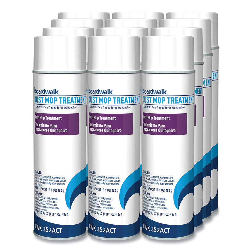 Dust Mop Treatment, Pine Scent, 17 oz Aerosol Spray, 12/Carton