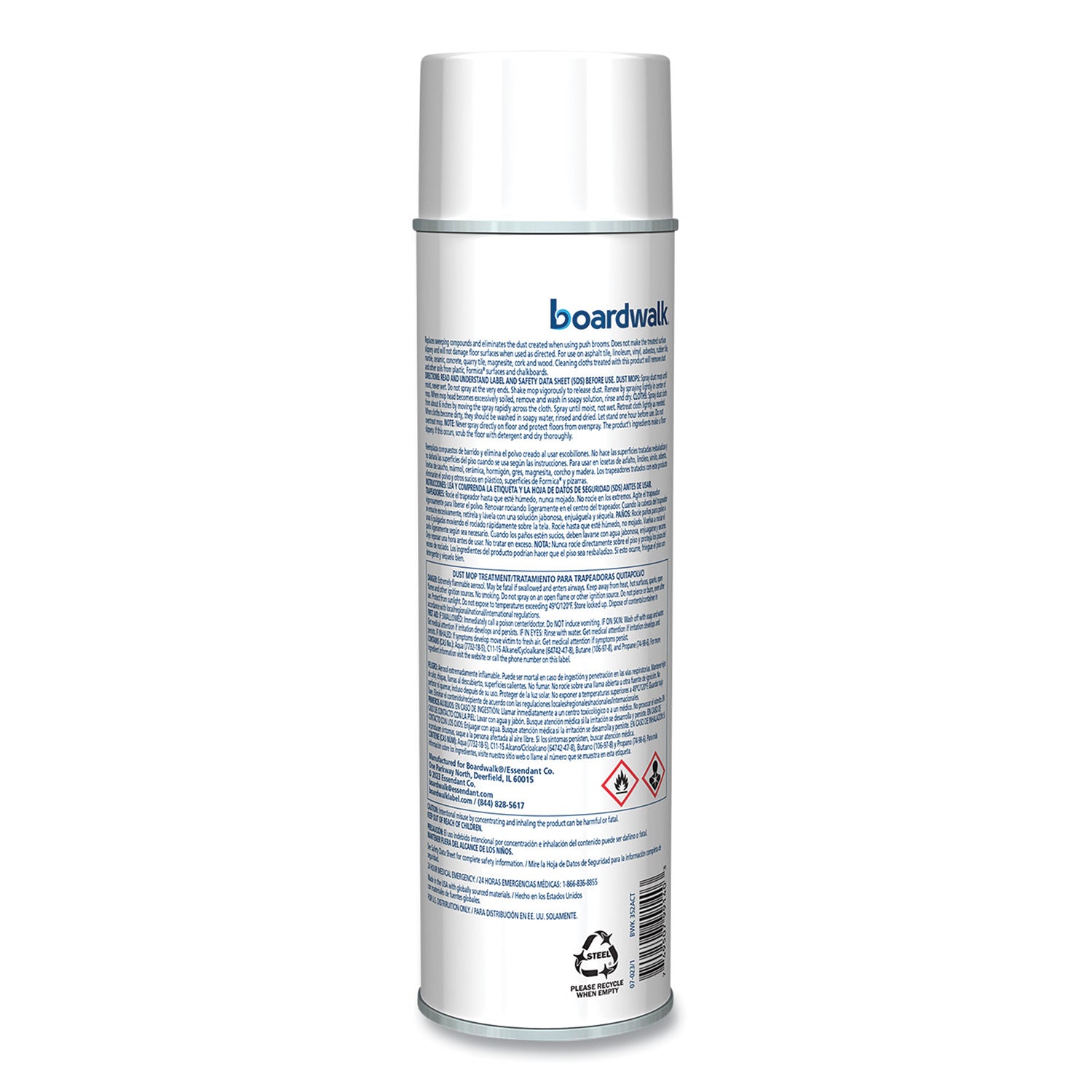 Dust Mop Treatment, Pine Scent, 17 oz Aerosol Spray, 12/Carton