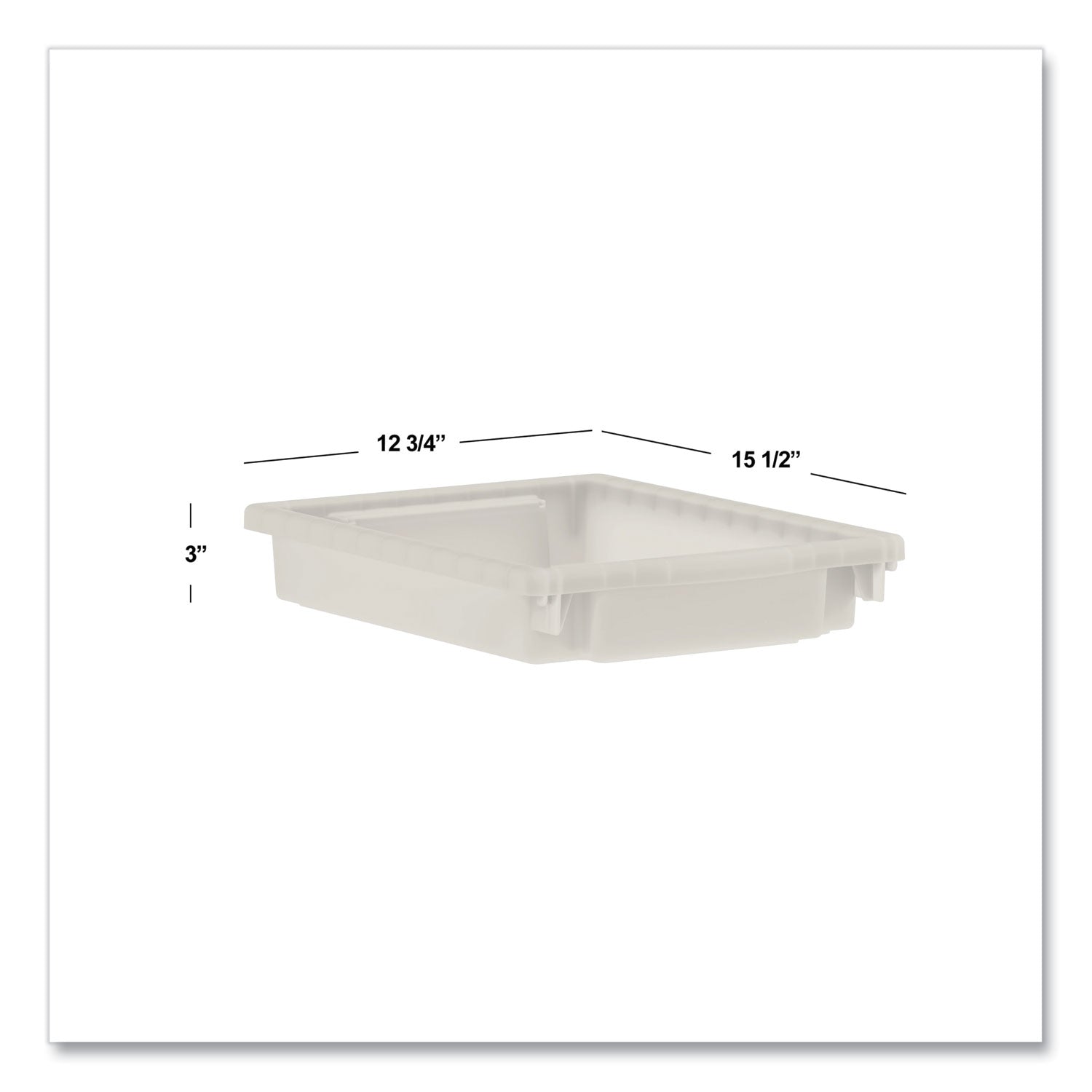 flagship-storage-bins-1-section-1275-x-16-x-3-translucent-white_honhfmbin3 - 3