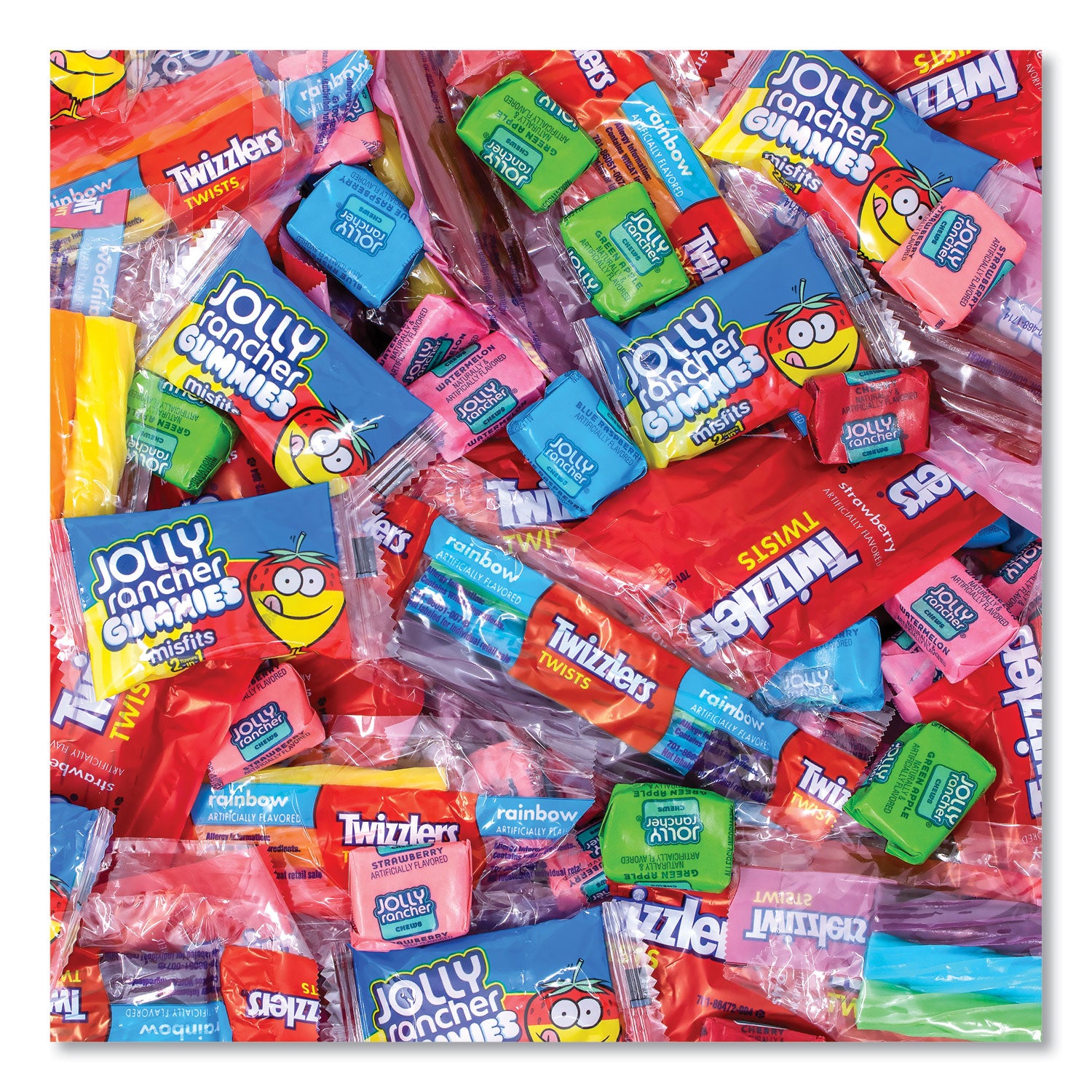 Twizzlers and Jolly Rancher Sweets Assortment Bulk Variety, Assorted Flavors, 260/Pack, Ships in 1-3 Business Days