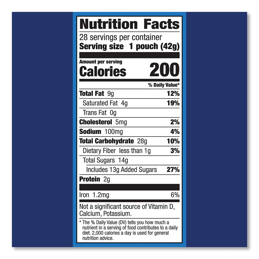 Soft Baked Mini Chocolate Chip Cookies, 1.5 oz Pouch, 28/Pack, Ships in 1-3 Business Days