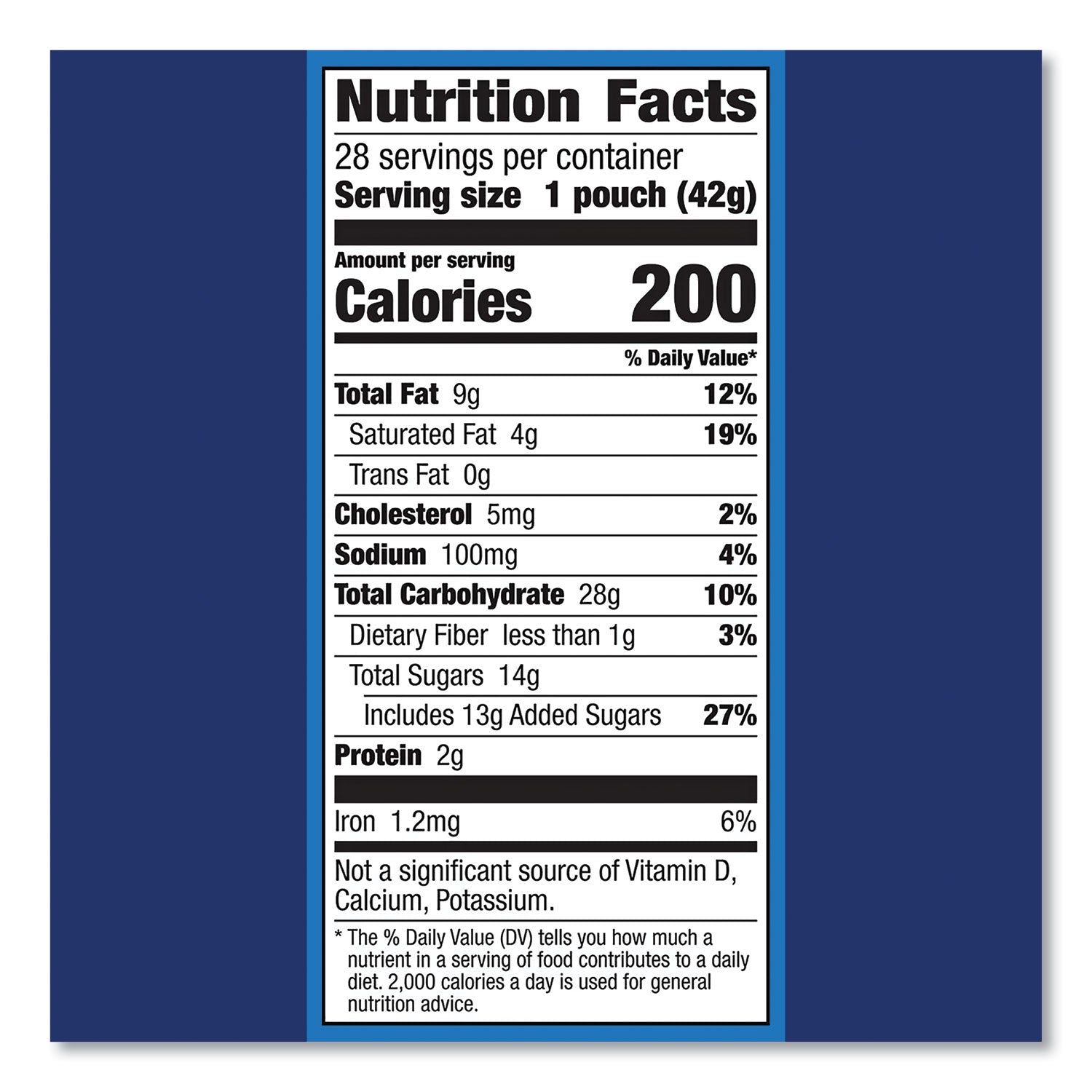Soft Baked Mini Chocolate Chip Cookies, 1.5 oz Pouch, 28/Pack, Ships in 1-3 Business Days