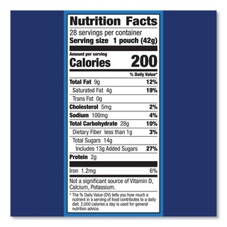 Soft Baked Mini Chocolate Chip Cookies, 1.5 oz Pouch, 28/Pack, Ships in 1-3 Business Days